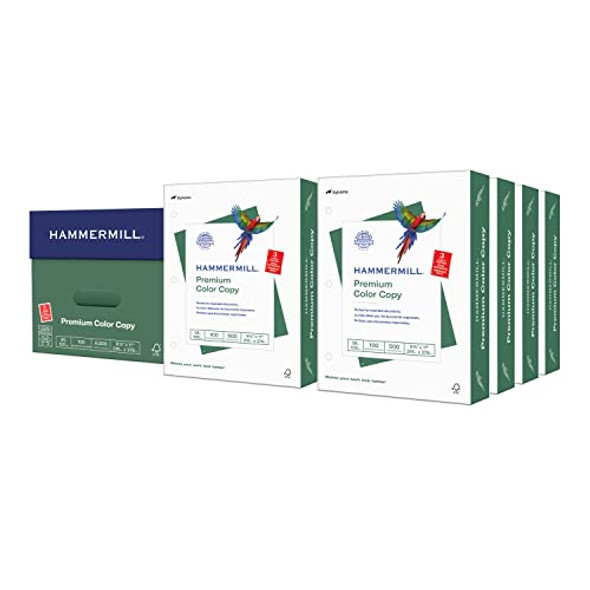 HAMMERMILL PRINTER PAPER PREMIUM COLOR 28 LB COPY 3 HOLE 8 REAM 102500C - WHITE New HAMMERMILL PRINTER PAPER PREMIUM COLOR 28 LB COPY 3 HOLE 8 REAM 102500C - WHITE New