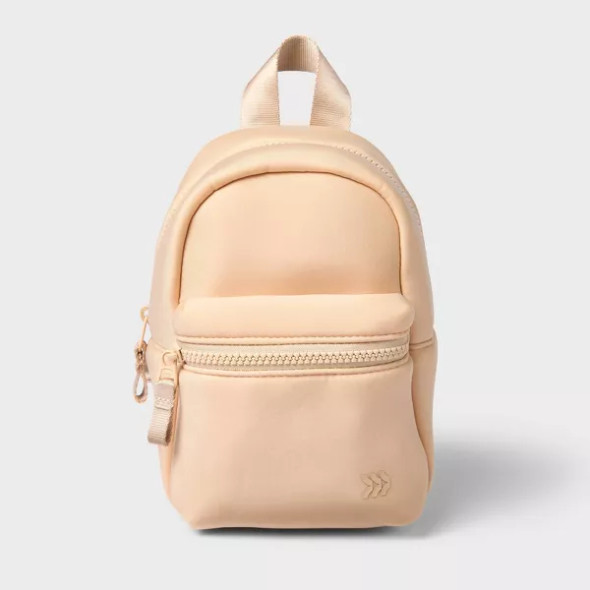 ALL IN MOTION 8.5" NEOPRENE MINI BACKPACK - CREAM ALL IN MOTION 8.5" NEOPRENE MINI BACKPACK - CREAM