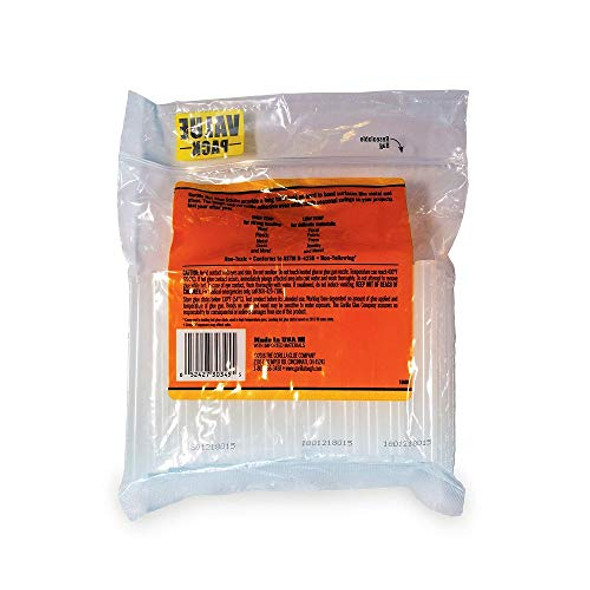 Gorilla Glue Sticks, Clear SAFT ALL TEMP EXTENDED WORKING TIME 45 COUNT New Gorilla Glue Sticks, Clear SAFT ALL TEMP EXTENDED WORKING TIME 45 COUNT New