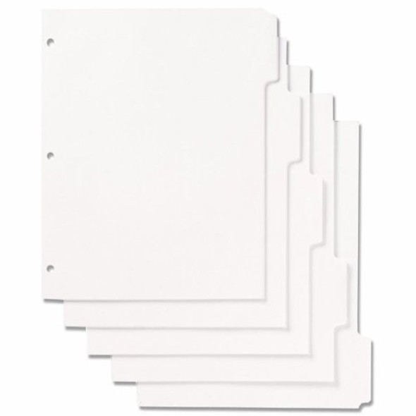 ABILITYONE® - NSN9594441 - INDEX SHEET SETS, 5 PIECES - WHITE ABILITYONE® - NSN9594441 - INDEX SHEET SETS, 5 PIECES - WHITE