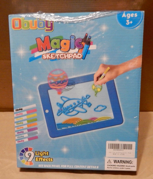 OBUBY MAGIC SKETCHPAD CREATE ART THAT GLOWS COLOR CHANGE EDITION - MULTI OBUBY MAGIC SKETCHPAD CREATE ART THAT GLOWS COLOR CHANGE EDITION - MULTI