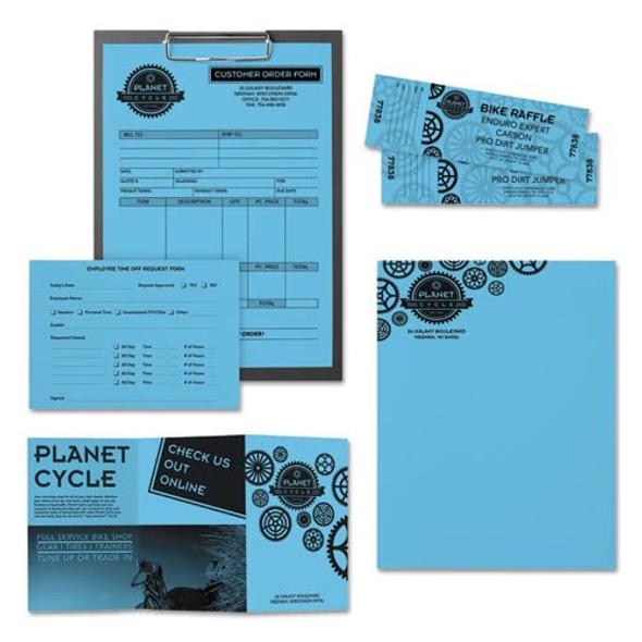 NEENAH ASTROBRIGHTS COLOR PAPER 24 LB BOND WEIGHT 8.5 X 11 LUNAR BLUE 500 Sheets New NEENAH ASTROBRIGHTS COLOR PAPER 24 LB BOND WEIGHT 8.5 X 11 LUNAR BLUE 500 Sheets New