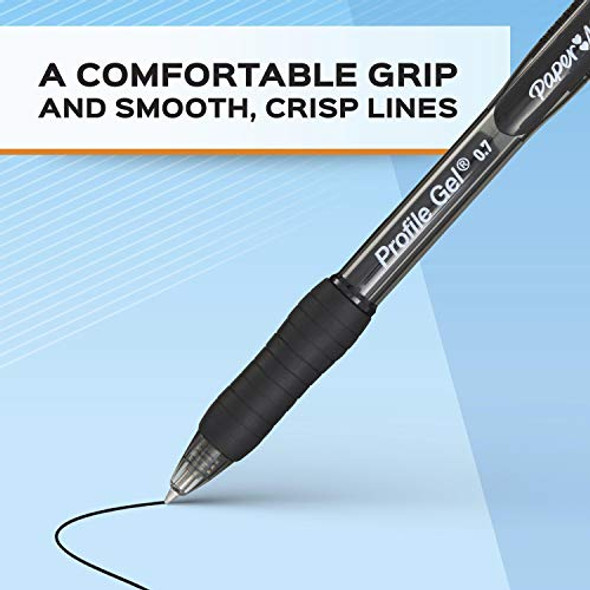 2095473 Paper Mate Gel Pen Profile Retractable Pen 0.7mm 36 Count Black New 2095473 Paper Mate Gel Pen Profile Retractable Pen 0.7mm 36 Count Black New
