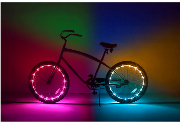 BRIGHTZ WHEEL BRIGHTZ LED PATTERN SELECT BIKE WHEEL LIGHT - MULTI BRIGHTZ WHEEL BRIGHTZ LED PATTERN SELECT BIKE WHEEL LIGHT - MULTI