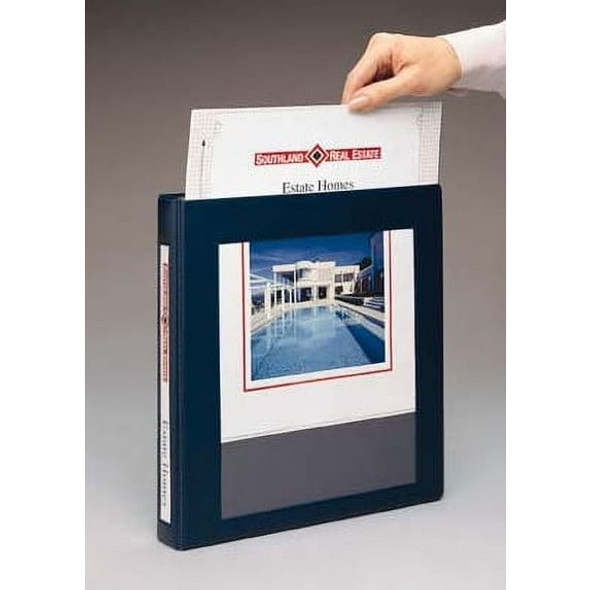 AVERY HEAVY-DUTY FRAMED VIEW BINDER, 1.5" EZD RINGS - NAVY AVERY HEAVY-DUTY FRAMED VIEW BINDER, 1.5" EZD RINGS - NAVY