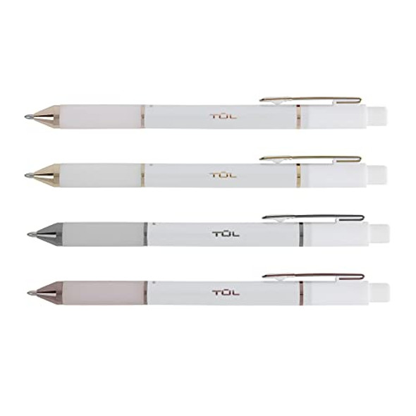 TUL GL SERIES RETRACTABLE GEL PENS MEDIUM POINT 0.7 MM PEARL WHITE BARREL/INK TUL GL SERIES RETRACTABLE GEL PENS MEDIUM POINT 0.7 MM PEARL WHITE BARREL/INK
