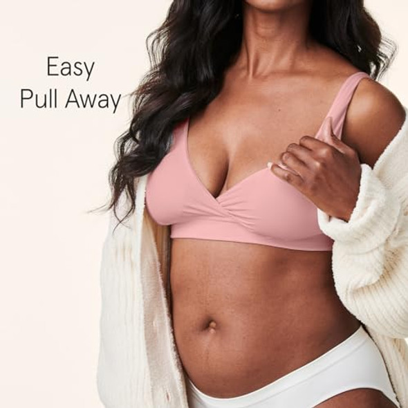 Bravado Designs Ballet Nursing Sleep Bra Pull Away for Breastfeeding - Peony S Bravado Designs Ballet Nursing Sleep Bra Pull Away for Breastfeeding - Peony S