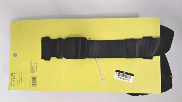 ALL IN MOTION HYDRATION WAIST PACK RUNNING BELT TWO 10OZ WATER BOTTLES. - BLACK ALL IN MOTION HYDRATION WAIST PACK RUNNING BELT TWO 10OZ WATER BOTTLES. - BLACK