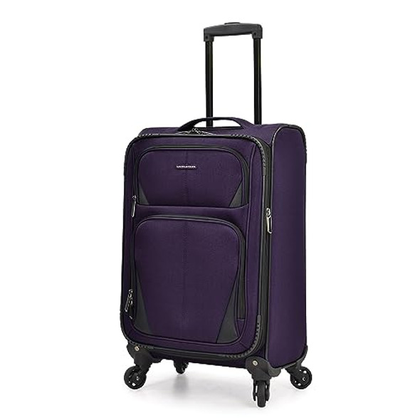 U.S. TRAVELER AVIRON BAY EXPANDABLE SOFTSIDE LUGGAGE 22" - PURPLE U.S. TRAVELER AVIRON BAY EXPANDABLE SOFTSIDE LUGGAGE 22" - PURPLE