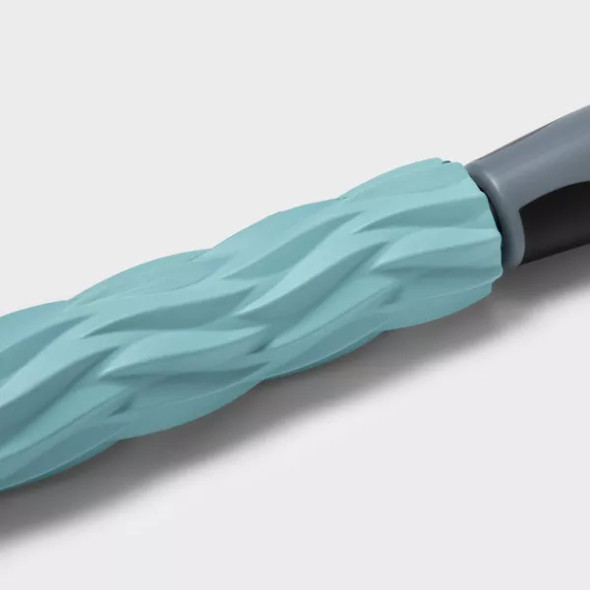 ALL IN MOTION 17.75" MASSAGE STICK HANDHELD POLYURETHANE FOAM MASSAGER AQUA BLUE ALL IN MOTION 17.75" MASSAGE STICK HANDHELD POLYURETHANE FOAM MASSAGER AQUA BLUE