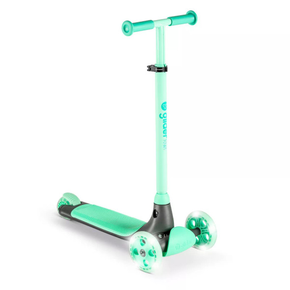 YVOLUTION Y GLIDER KIWI 3 WHEEL KICK SCOOTER WITH LIGHT-UP WHEELS - TEAL YVOLUTION Y GLIDER KIWI 3 WHEEL KICK SCOOTER WITH LIGHT-UP WHEELS - TEAL