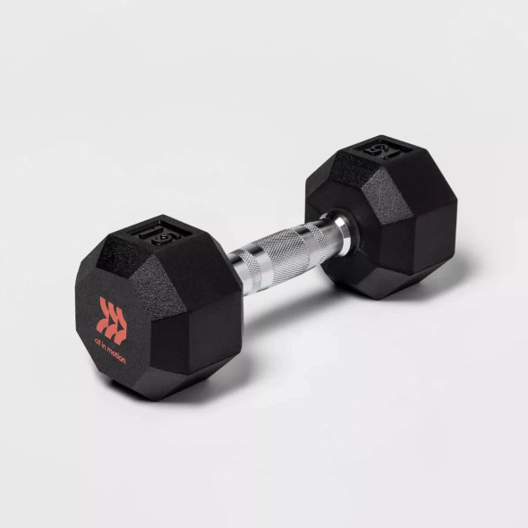 ALL IN MOTION HEX DUMBBELL -15LBS ALL IN MOTION - BLACK ALL IN MOTION HEX DUMBBELL -15LBS ALL IN MOTION - BLACK