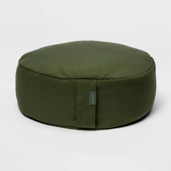 ALL IN MOTION MEDITATION PILLOW - SIZE : 15IN L X 15IN W X 5IN H - DARK GREEN New ALL IN MOTION MEDITATION PILLOW - SIZE : 15IN L X 15IN W X 5IN H - DARK GREEN New
