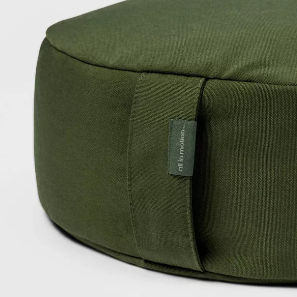 ALL IN MOTION MEDITATION PILLOW - SIZE : 15IN L X 15IN W X 5IN H - DARK GREEN New ALL IN MOTION MEDITATION PILLOW - SIZE : 15IN L X 15IN W X 5IN H - DARK GREEN New