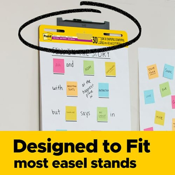 POST-IT SUPER STICKY 25" X 30", 30 SHEETS, 6 PADS, FLIP CHART PAPER (559VAD6PK) POST-IT SUPER STICKY 25" X 30", 30 SHEETS, 6 PADS, FLIP CHART PAPER (559VAD6PK)