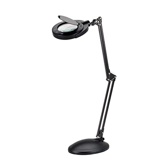 REALSPACE BRETINO LED MAGNIFIER DESK LAMP MOUNTING CLAMP 22"H - BLACK REALSPACE BRETINO LED MAGNIFIER DESK LAMP MOUNTING CLAMP 22"H - BLACK