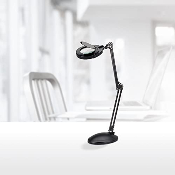 REALSPACE BRETINO LED MAGNIFIER DESK LAMP MOUNTING CLAMP 22"H - BLACK REALSPACE BRETINO LED MAGNIFIER DESK LAMP MOUNTING CLAMP 22"H - BLACK