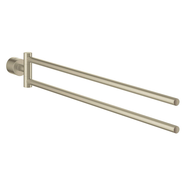 GROHE 40308EN3 Atrio Double Towel Bar, Brushed Nickel