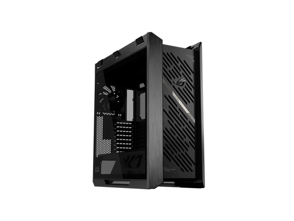 The ASUS ROG Strix Helios II is an EATX mid-tower gaming PC case featuring dual