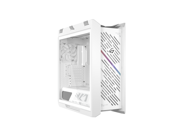 The ASUS ROG Strix Helios II White Edition is an EATX mid-tower gaming PC case