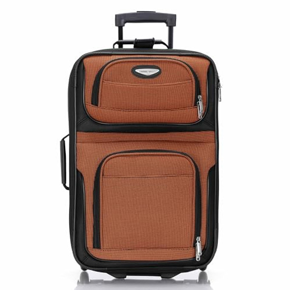 Travel Select Amsterdam 21-Inch Softside Expandable Carry-On Luggage, 2-Wheel New