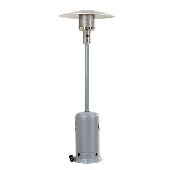 SUNJOY FREESTANDING POWDER COATED PROPANE PATIO HEATER - GREY New