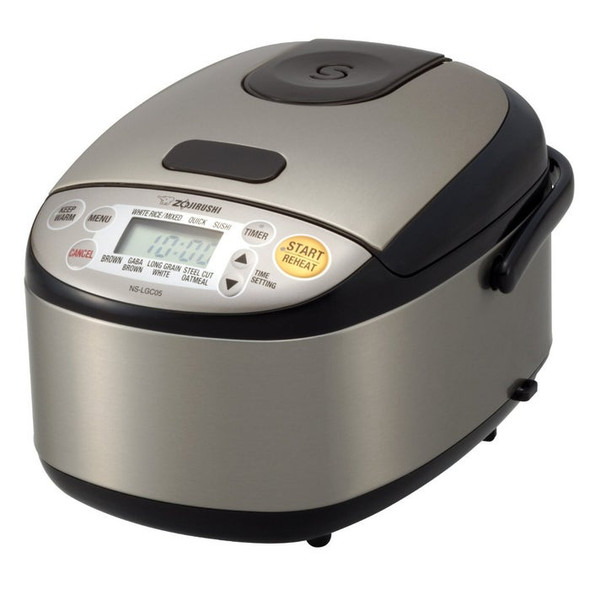 ZOJIRUSHI MICOM RICE COOKER AND WARMER 3-CUP - STAINLESS BLACK ZOJIRUSHI MICOM RICE COOKER AND WARMER 3-CUP - STAINLESS BLACK