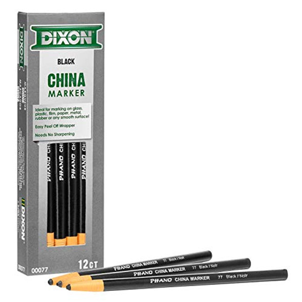 MARSHALLTOWN DIXON CHINA MARKER BLACK DOZEN 12 COUNT PACK OF 1 BLACK New MARSHALLTOWN DIXON CHINA MARKER BLACK DOZEN 12 COUNT PACK OF 1 BLACK New