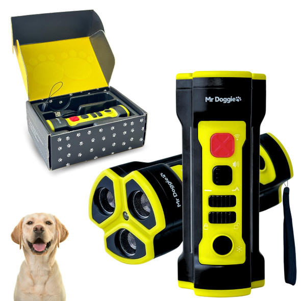 MR. DOGGIE ANTI BARKING DEVICE FOR DOGS - DOG BARK DETERRENT WITH RECHARGEABLE MR. DOGGIE ANTI BARKING DEVICE FOR DOGS - DOG BARK DETERRENT WITH RECHARGEABLE