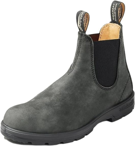 BLUNDSTONE CHILDREN'S BOOTS BLUNDSTONE CHEALSEA - SIZE MEN 2 - RUSTIC BLACK BLUNDSTONE CHILDREN'S BOOTS BLUNDSTONE CHEALSEA - SIZE MEN 2 - RUSTIC BLACK