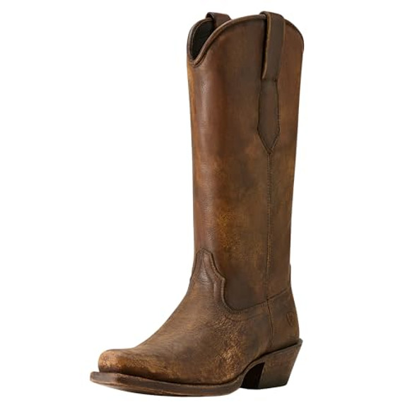 ARIAT WOMEN'S YELLOWSTONE STOCKMAN WESTERN BOOT - SIZE: WOMEN 7B MEDIUM - TAN New ARIAT WOMEN'S YELLOWSTONE STOCKMAN WESTERN BOOT - SIZE: WOMEN 7B MEDIUM - TAN New