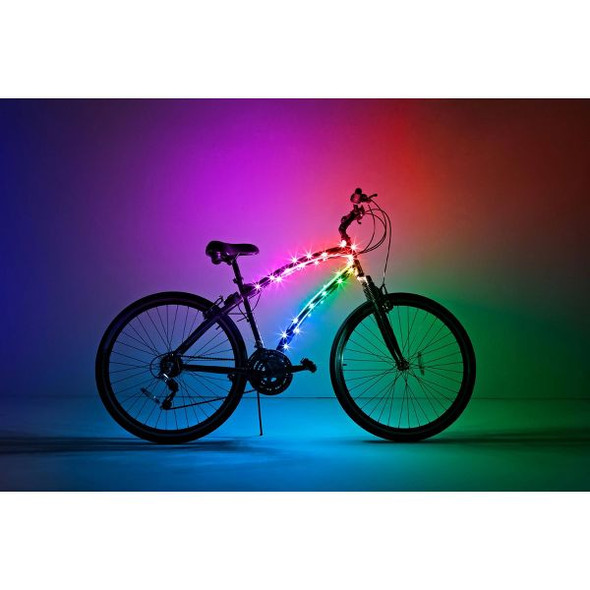 BRIGHTZ COSMIC LED BIKE LIGHT COLOR MORPHING: ABS MATERIAL - MULTICOLORS BRIGHTZ COSMIC LED BIKE LIGHT COLOR MORPHING: ABS MATERIAL - MULTICOLORS