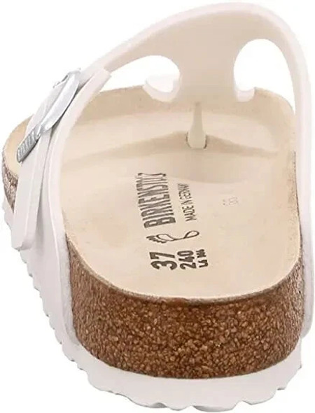 BRIKENSTOCK BIRKENSTOCK GIZEH REGULAR FIT THONG FLIP FLOP - SIZE: MEN 11 - WHITE BRIKENSTOCK BIRKENSTOCK GIZEH REGULAR FIT THONG FLIP FLOP - SIZE: MEN 11 - WHITE