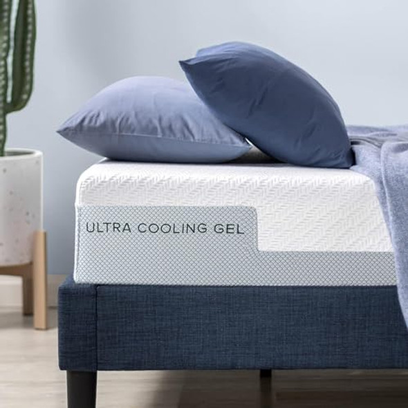 Zinus 8 Inch Ultra Cooling Gel Memory Foam Mattress, King, ZU-MFGNU1-08K