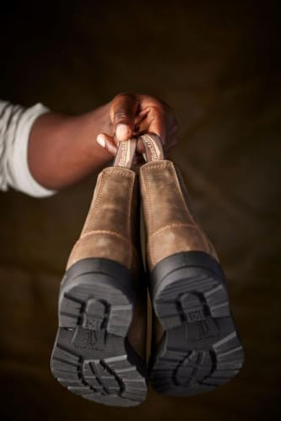 587 BLUNDESTONE CHELSEA BOOTS MEN 4.5 WOMEN 6.5 RUSTIC BROWN 587 BLUNDESTONE CHELSEA BOOTS MEN 4.5 WOMEN 6.5 RUSTIC BROWN