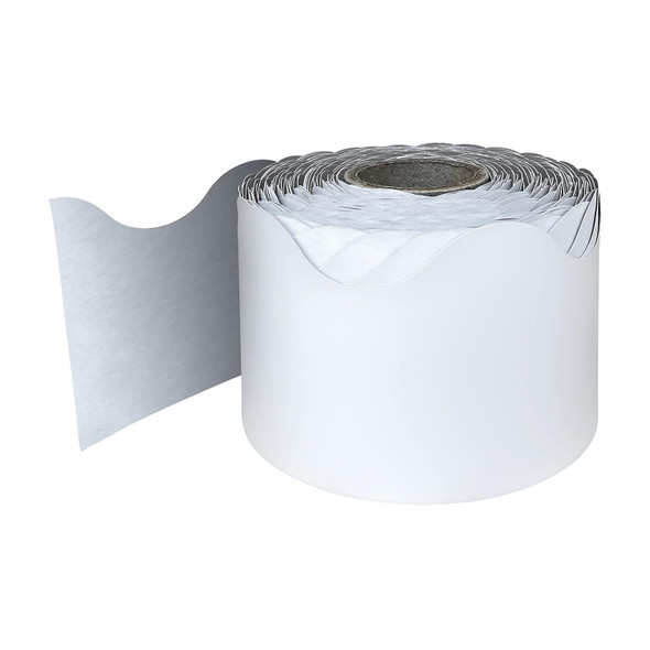 Carson Dellosa 65Ft of Scalloped Trim, Bulletin Board Borders, CD-108473 - White New Carson Dellosa 65Ft of Scalloped Trim, Bulletin Board Borders, CD-108473 - White New