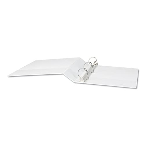 UNIVERSAL ECONOMY D-RING VINYL VIEW BINDER, 2-INCH CAPACITY, WHITE - WHITE New UNIVERSAL ECONOMY D-RING VINYL VIEW BINDER, 2-INCH CAPACITY, WHITE - WHITE New