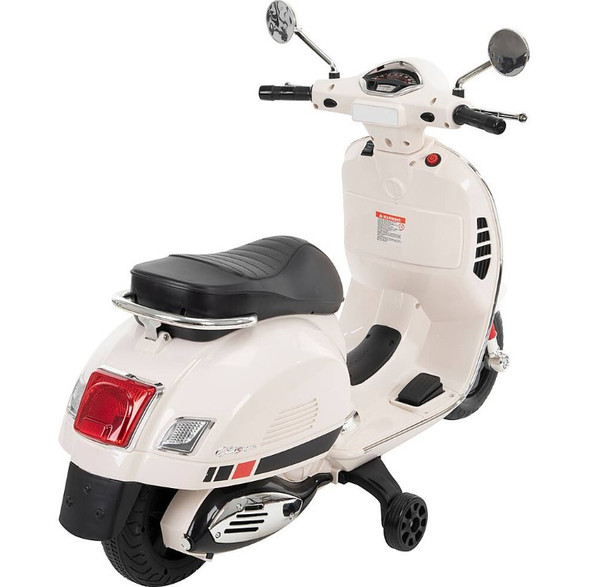 HUFFY VESPA 6-VOLT KIDS BATTERY RIDE-ON - WHITE