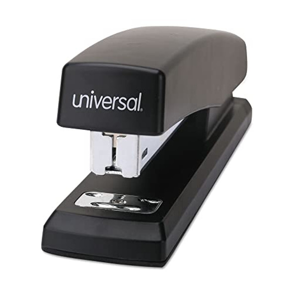 UNIVERSAL 43118 ECONOMY FULL-STRIP STAPLER 20 SHEET CAPACITY 3" THROAT BLACK New UNIVERSAL 43118 ECONOMY FULL-STRIP STAPLER 20 SHEET CAPACITY 3" THROAT BLACK New