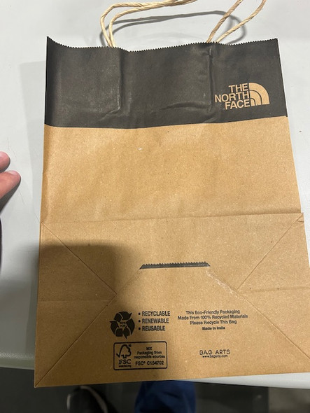 THE NORTH FACE SMALL BROWN PAPER BAGS, 250 BAGS - SMALL - BROWN New THE NORTH FACE SMALL BROWN PAPER BAGS, 250 BAGS - SMALL - BROWN New