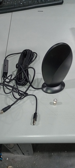 TV ANTENNA INDOOR SMART TV SUPPORT 4K 1080P SIGNAL BOOSTER FOR LOCAL  - BLACK