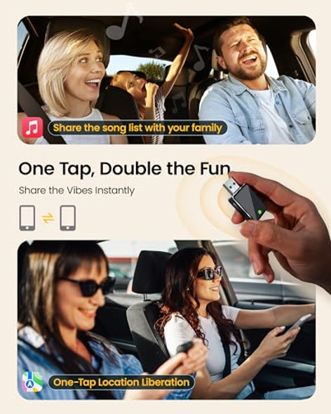 POPSDONE MINI WIRELESS CARPLAY ADAPTER ONE CLICK MULTI DEVICE SWITCHING - BLACK POPSDONE MINI WIRELESS CARPLAY ADAPTER ONE CLICK MULTI DEVICE SWITCHING - BLACK