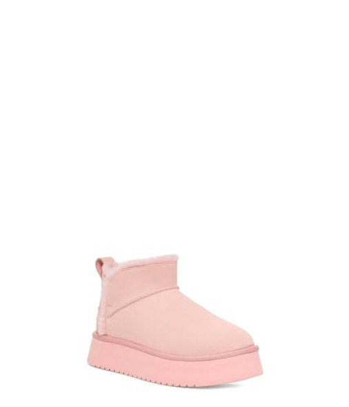 KOOLABURRA BY UGG WOMEN'S KOOLA ULTRA MINI PLATFORM ANKLE BOOT - SIZE 8 - PINK KOOLABURRA BY UGG WOMEN'S KOOLA ULTRA MINI PLATFORM ANKLE BOOT - SIZE 8 - PINK