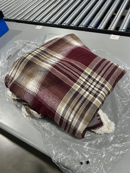 EDDIE BAUER PLAID BLANKET 48" BY 56" - MULTI EDDIE BAUER PLAID BLANKET 48" BY 56" - MULTI