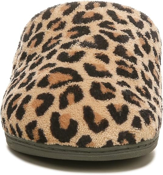 VIONIC WOMEN'S INDULGE GEMMA MULE SLIPPERS SIZE 11 - LEOPARD