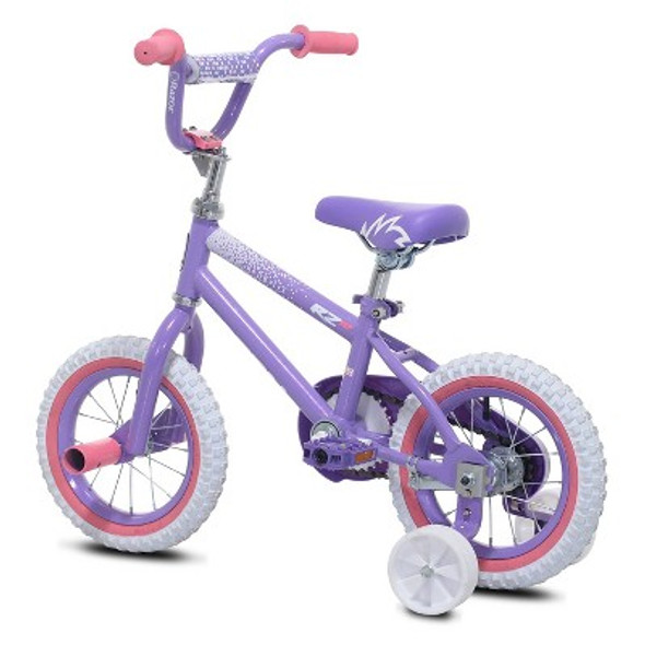 RAZOR 12" BIKE WITH TRAINING WHEELS - PURPLE