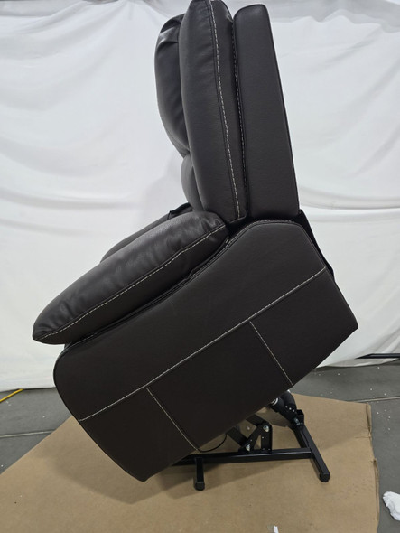 GENERIC POWER LIFT RECLINER CHAIR - BROWN