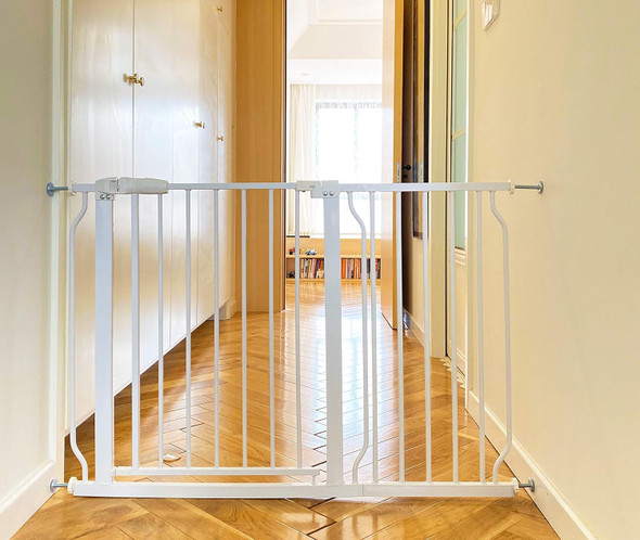 BALANCEFROM EASY WALK-THRU SAFETY GATE FITS 43.3 - 48" OPENINGS, 30" TALL