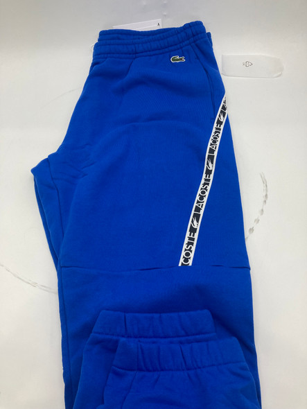 LACOSTE MEN'S PRINTED BANDS SWEATPANTSMEN LACOSTE - SIZE: MEN 7-2XL - BLUE New LACOSTE MEN'S PRINTED BANDS SWEATPANTSMEN LACOSTE - SIZE: MEN 7-2XL - BLUE New