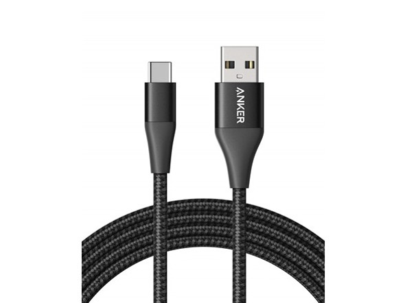 ANKER POWERLINE+ II USB-C TO USB-A 2.0 CABLE (6FT / 1.8M) - BLACK